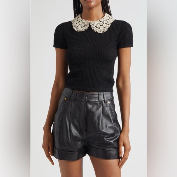 Alice + Olivia Sweaters - Alice & Olivia short sleeve sweater